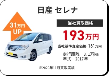 査定実績 日産セレナ