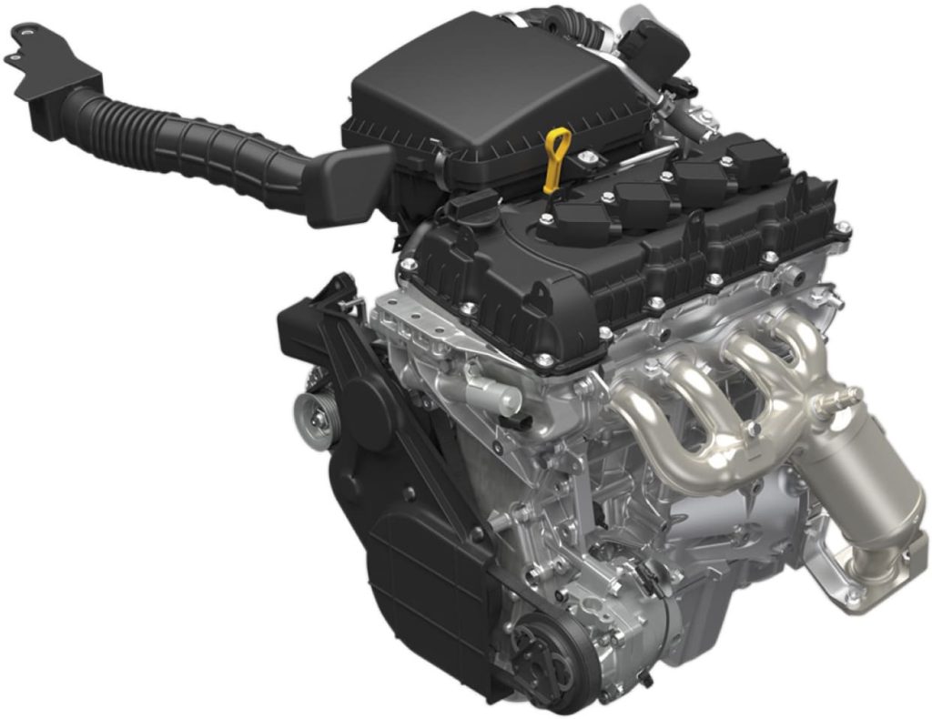 ジムニーシエラのK15B型エンジン