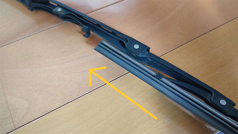 ゴムを装着する向き